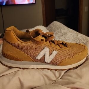 New Balance 515 Mustard/Camel Sneakers Classic Suede Design Women 10 No Box